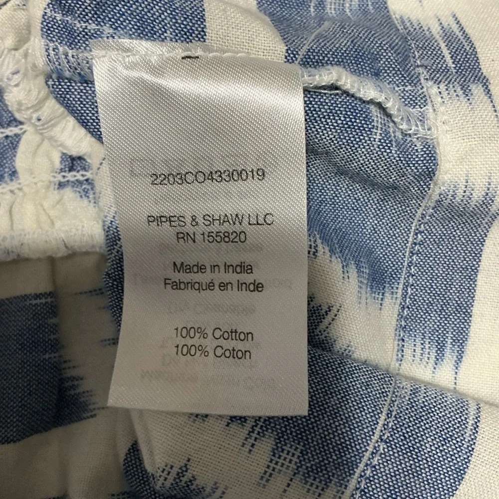 EUC Veronica Beard Aloya Smocked Skirt - Ecru Multi - Size Small